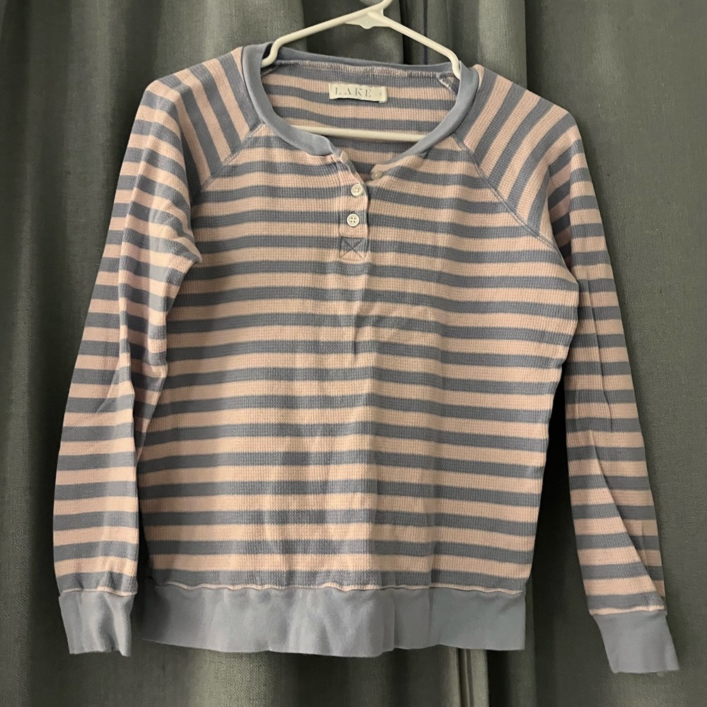 Lake Pajama Waffle long sleeve, pant set Size Small